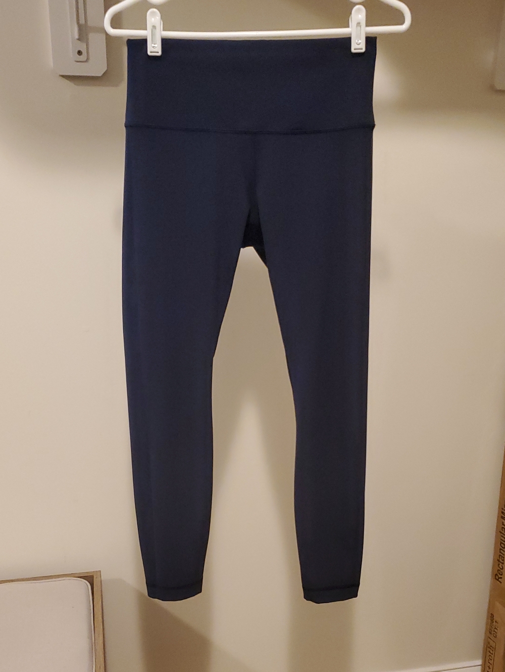 Lululemon Wunder Under Hi-Rise 7/8 Tight 25" True Navy W5AWOS Sz 8